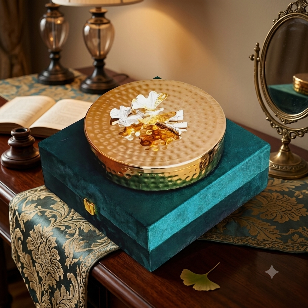 Twin butterfly metal box