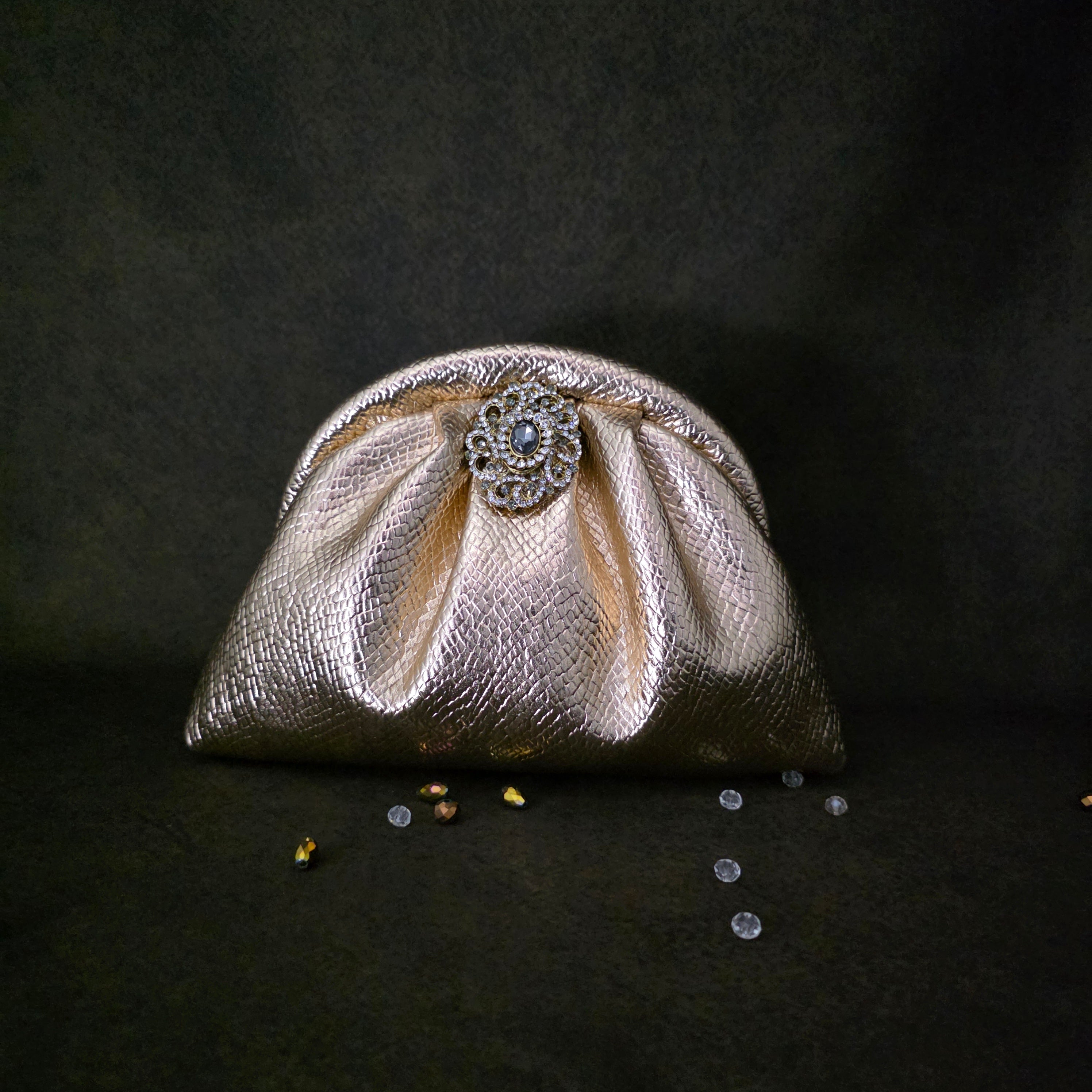 Victorian pouchette [ Rose gold]