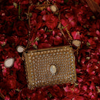 Ira mosaic mini bag [ opal white]