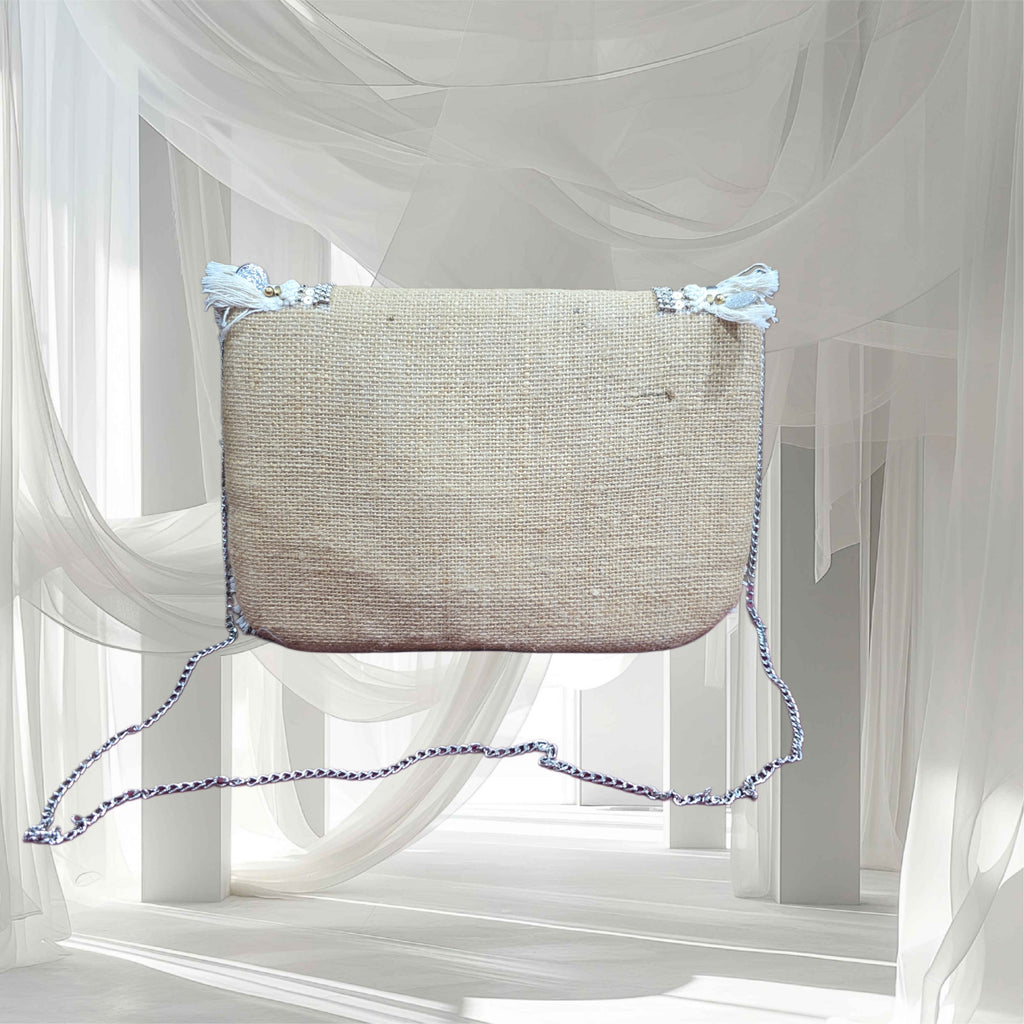 Banjara Bag (Gold and White)