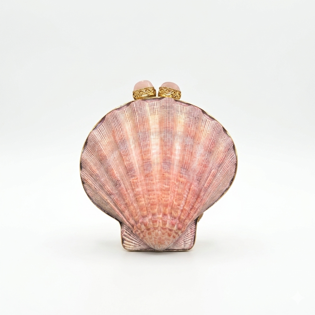 Sea shell mini clutch