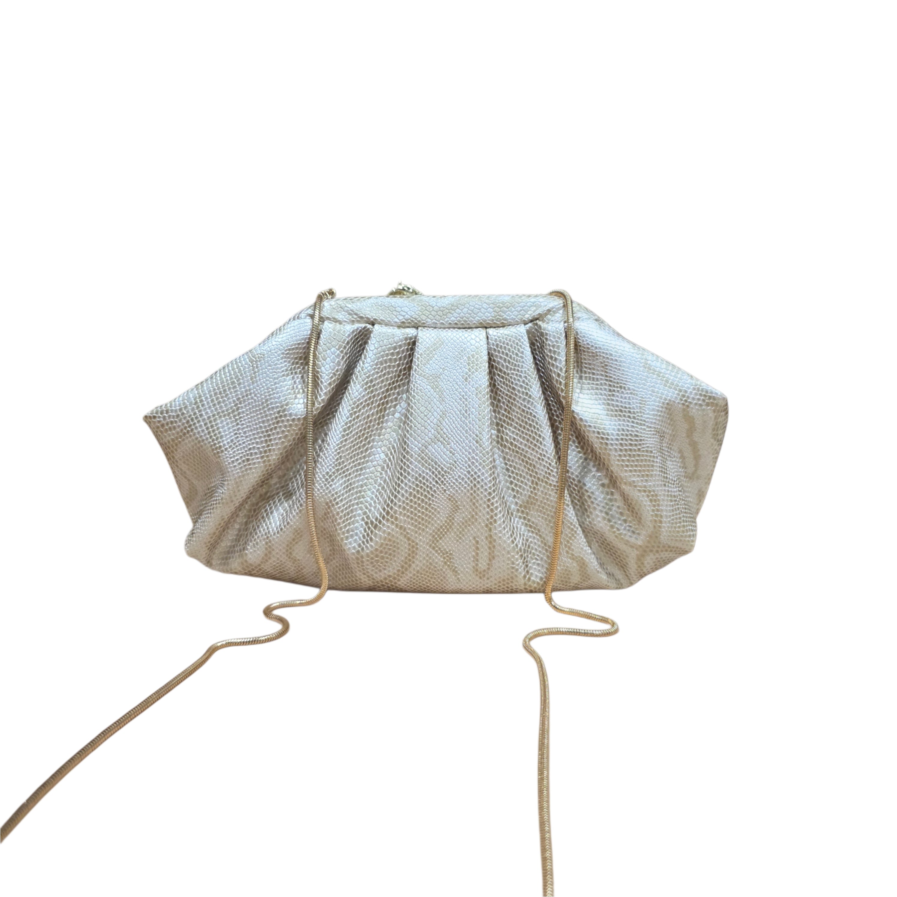 Horse pouchette bag [Cream gold]