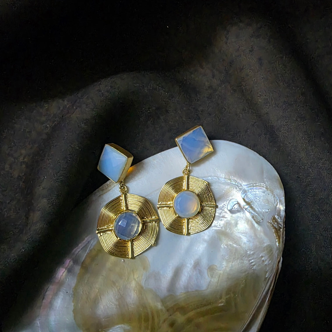 Aqua Fan Earring Main image