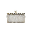 Paksh Clutch - Ivory white