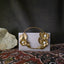 Floral leaf handle resin bag