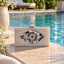 The Evil eye clutch [ivory white]
