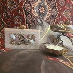 The Swan Mosaic Clutch