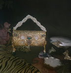 Arwa bag in antique gold