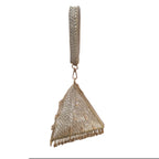 Pyramid gold crystal bag