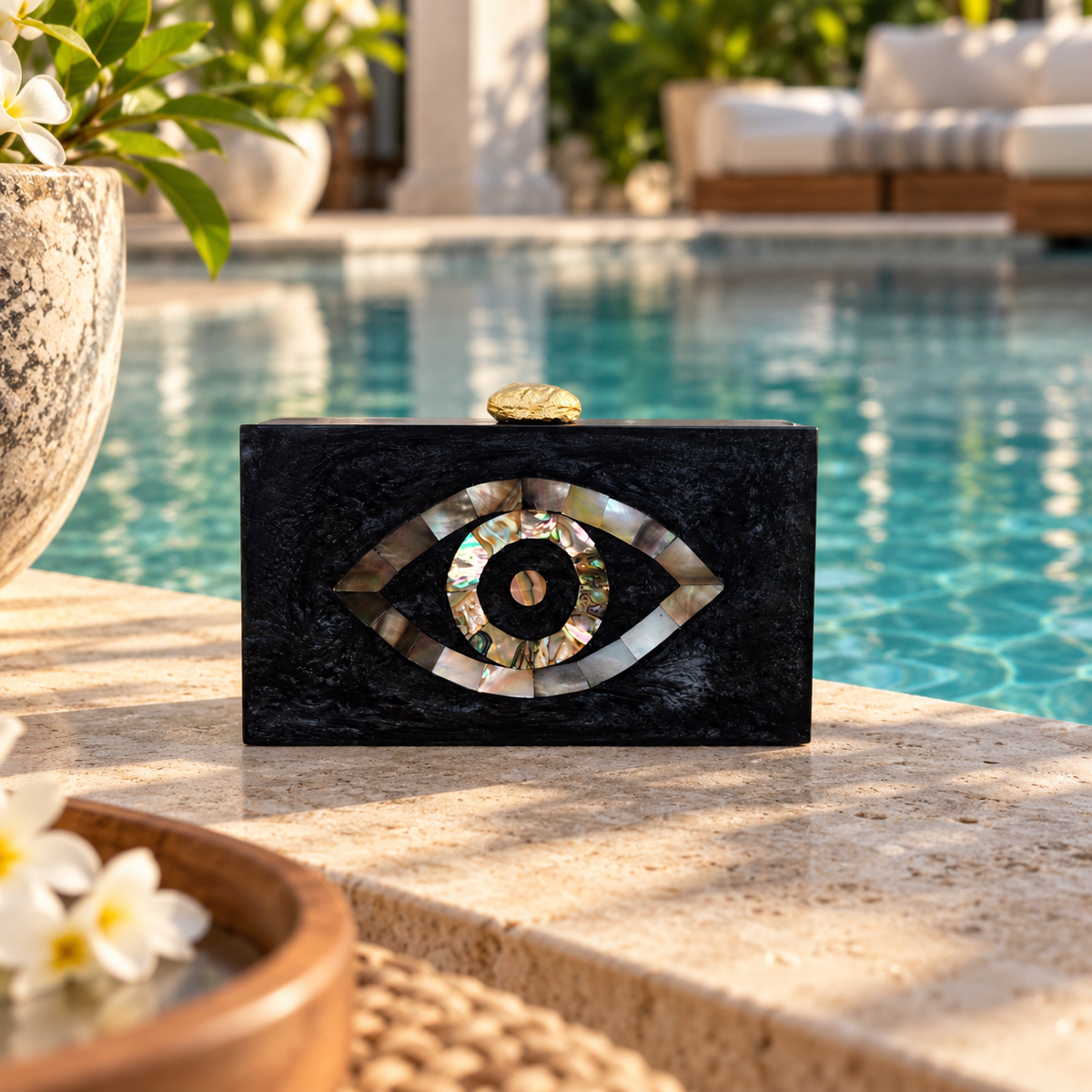 The evil Eye clutch  [Black] Main image