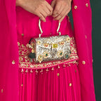 Advika bag in silver