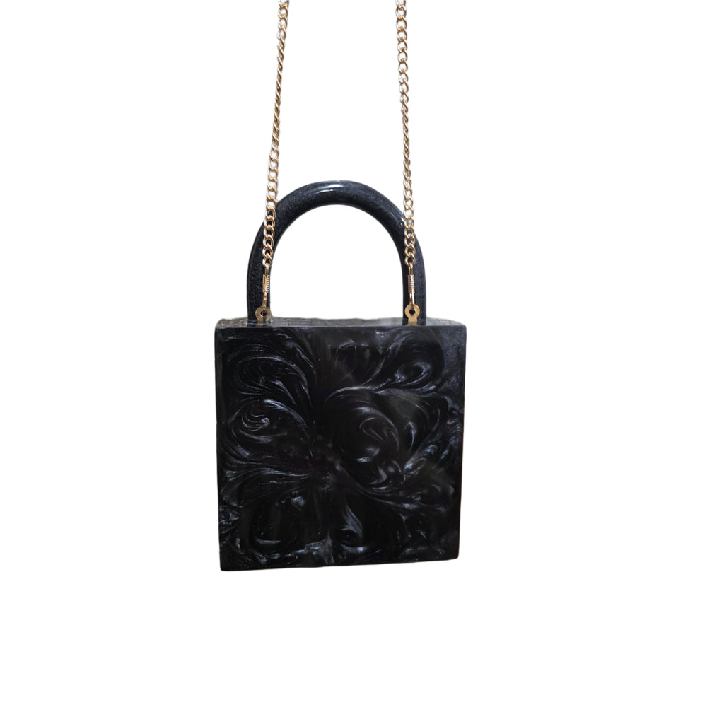 Feather saga evil eye mini [black]