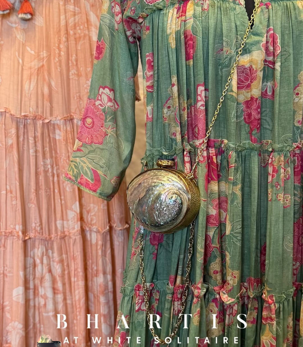 MINI ABALONE CLUTCH – Green