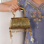 Alaka mini bag [ antique gold ]