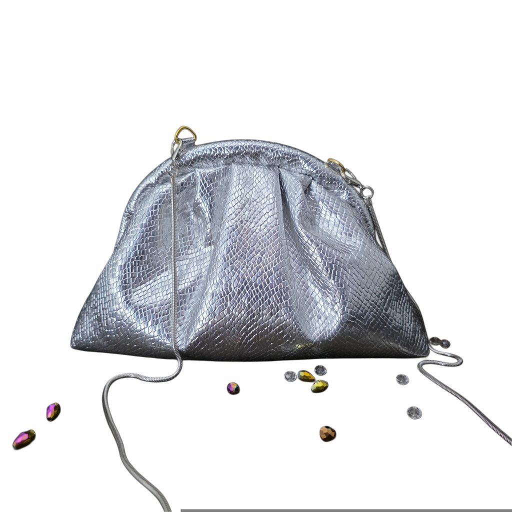 Victorian pouchette - silver