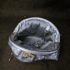 Victorian pouchette - silver