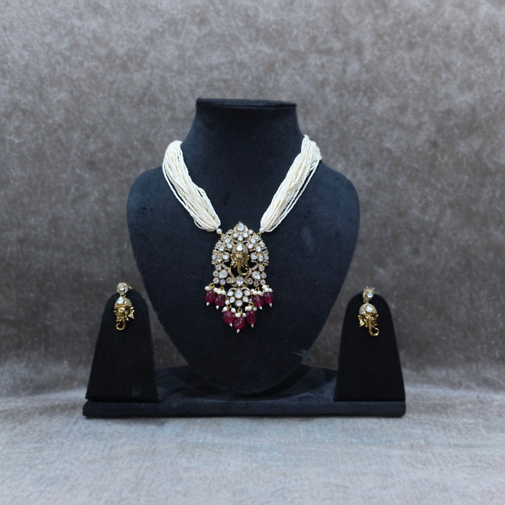 Ganpati necklace set