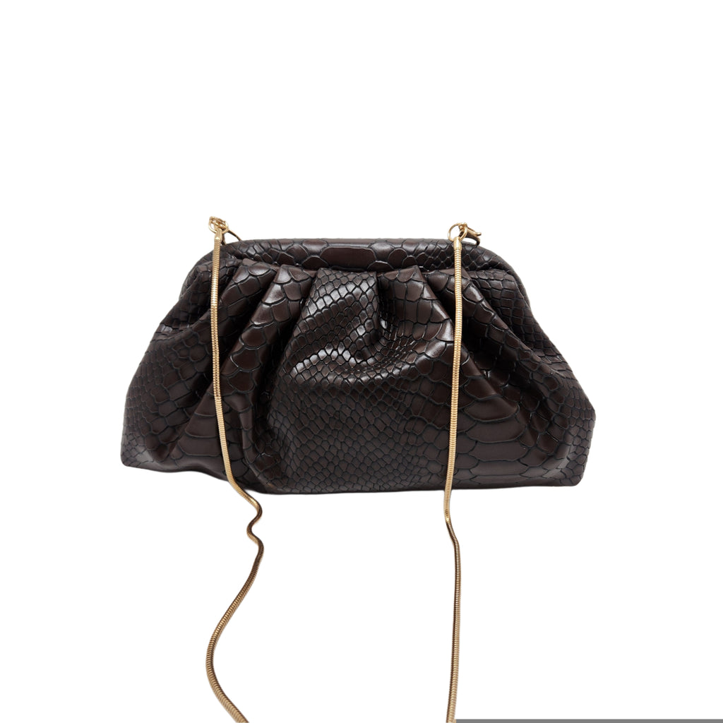 The Dragonfly Pouchette Bag [brown]