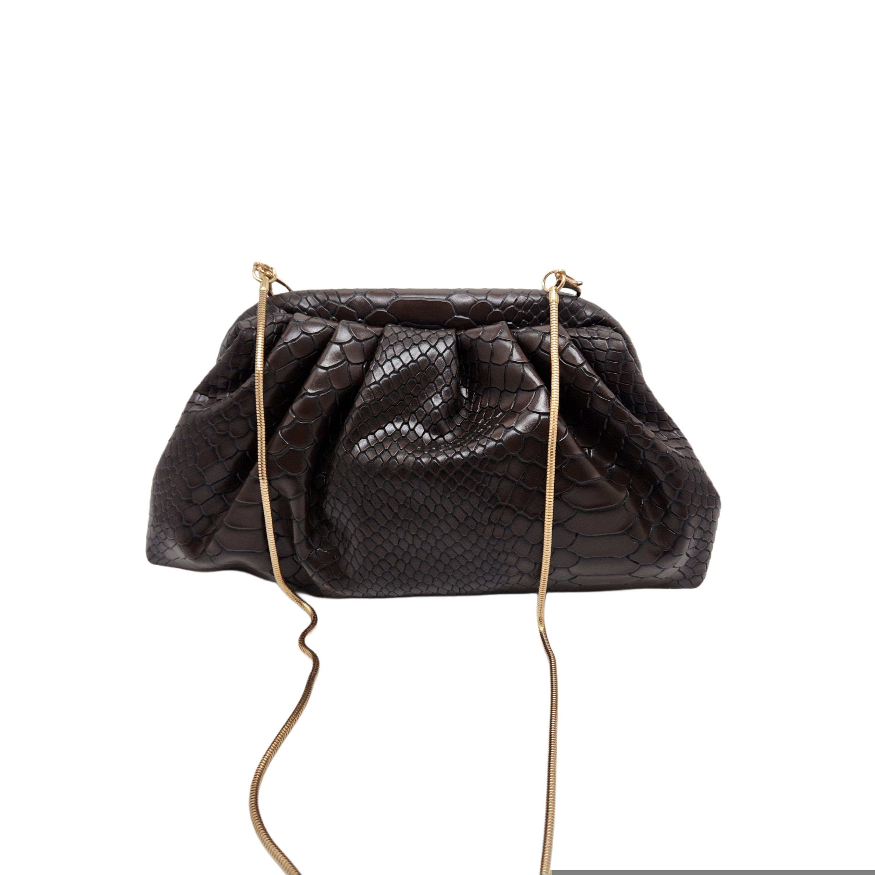 The Dragonfly Pouchette Bag [brown]