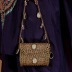 Ira mosaic mini bag [ opal white]