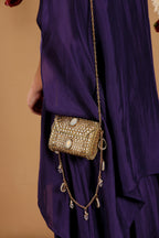 Ira mosaic mini bag [ opal white]