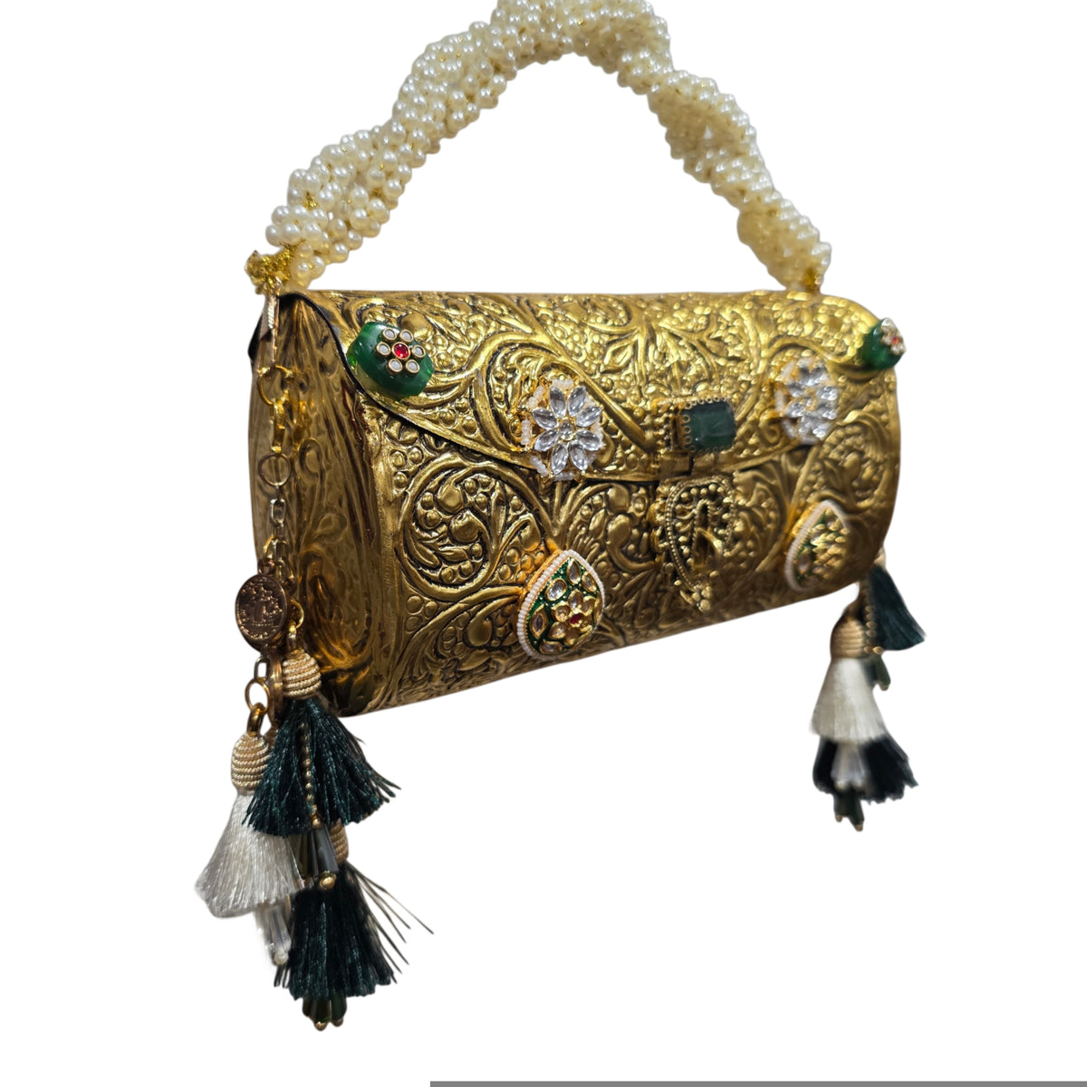 Arwa bag in antique gold