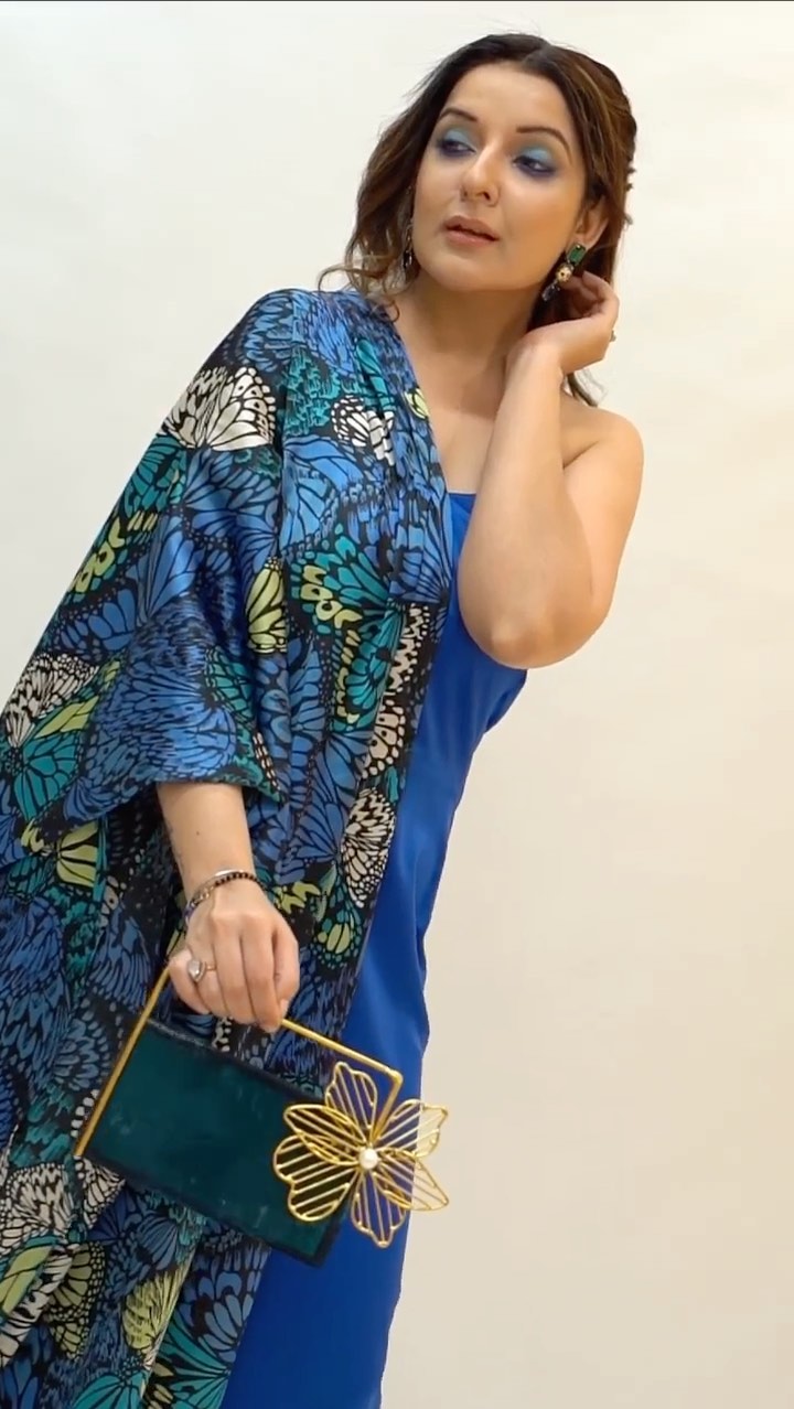 Floral saga resin bag [ Emerald green]