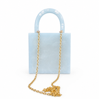 Feather saga evil eye mini [ baby blue]