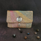 Multi Shade Hanging Broach Bag