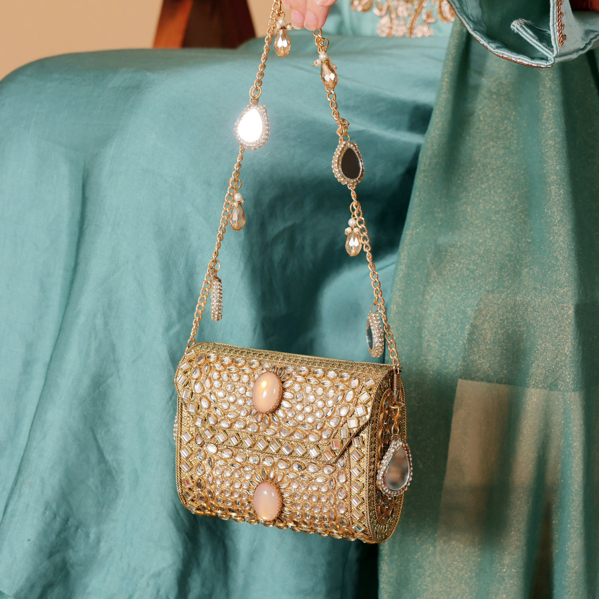 Ira mini mosaic bag [pink] Main image