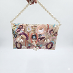 Floral Sea Shell flap Bag.