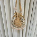 Mirror potli [ gold]