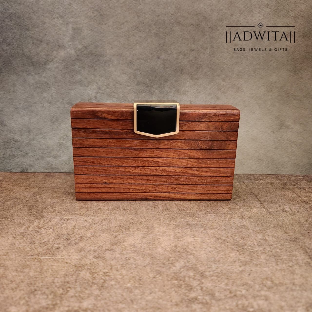 Wooden Black Resin Flap Main image
